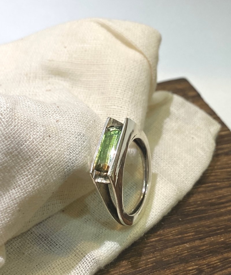 Gemstone set Silver ring - Couples' Rings - Silver Silver