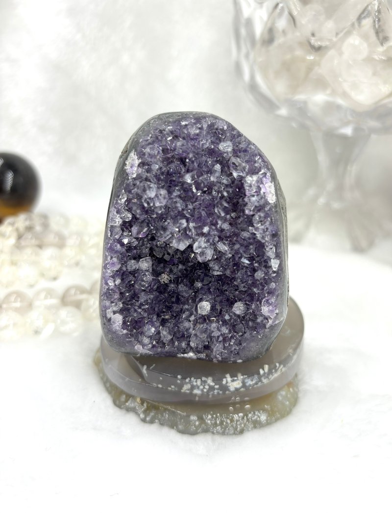 *自然饋贈 + 靈性* 天然巴西紫水晶擺件 Natural Amethyst - 擺飾/家飾品 - 水晶 紫色