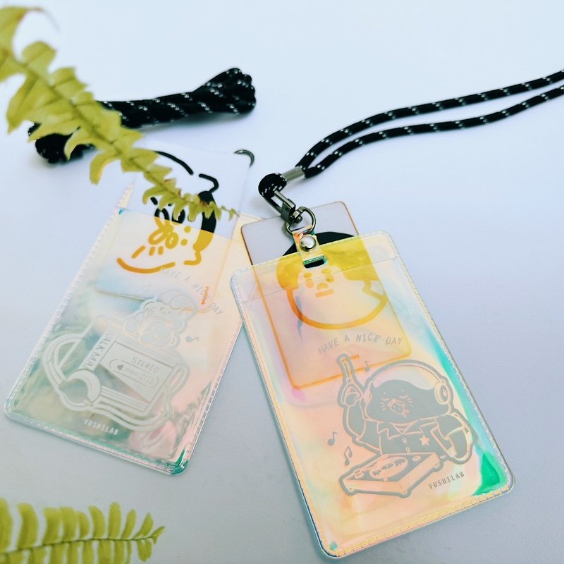 Laser function double-layer ID holder - 2 styles in total - ID & Badge Holders - Plastic Multicolor