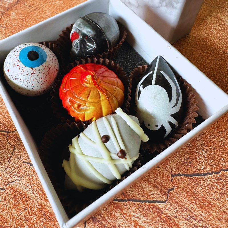 Halloween limited gift box of 5 pieces-CoCa MaMa Chocolate Workshop - ช็อกโกแลต - อาหารสด 