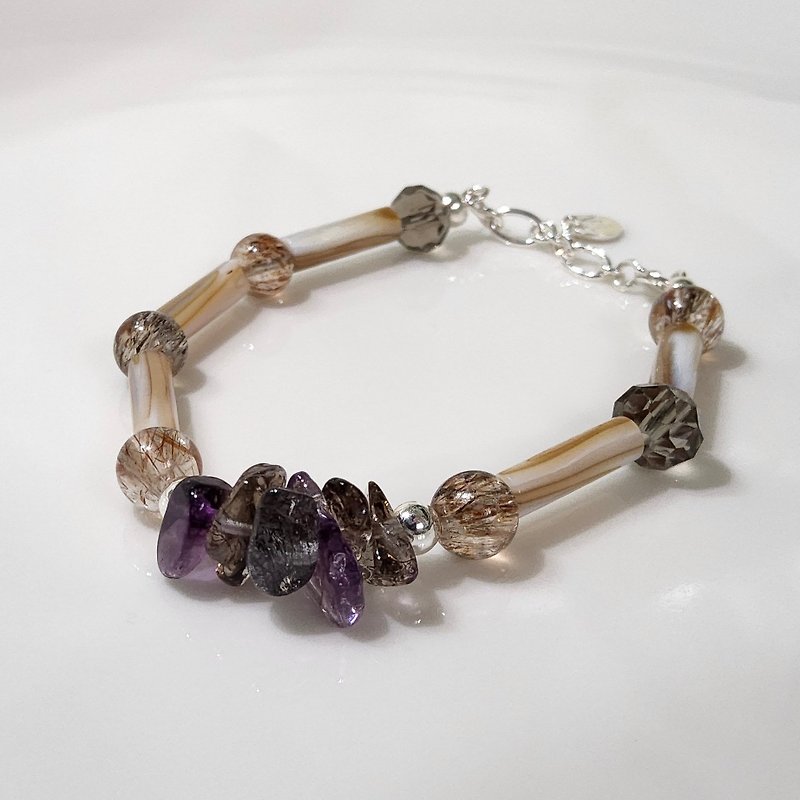 Magic Dance・Magic Waltz Demon Spirit Series|Sterling silver accessories・Crystal design bracelet - Bracelets - Crystal 