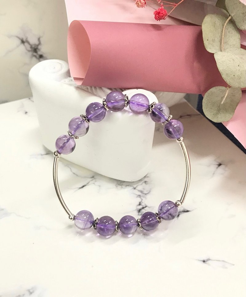 Small fresh amethyst design - Bracelets - Crystal 