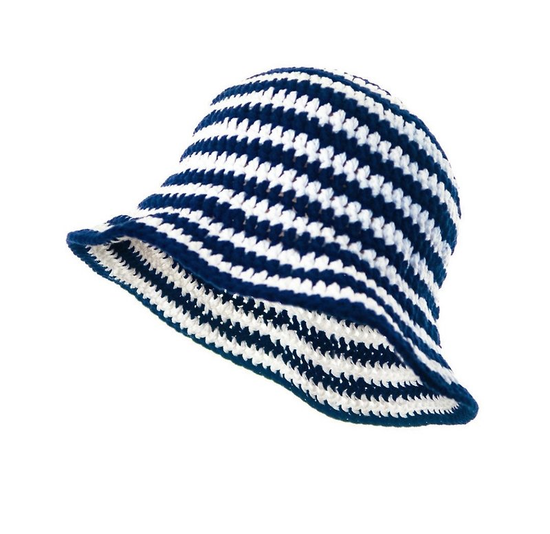 夏季針織雙色帽 棉質漁夫帽 - 帽子 - 棉．麻 多色
