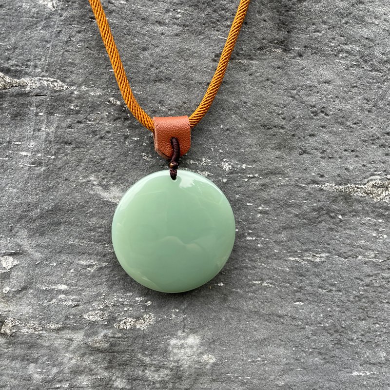 Nice - Jade necklace - Taiwan design and making - สร้อยคอ - หยก สีเขียว