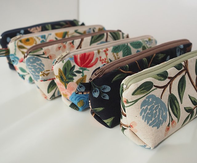 Hand-made warm soft micro-triangular pencil case-hand-painted