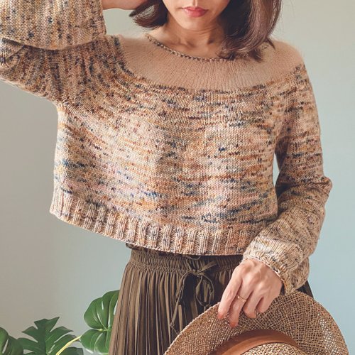 Irene's Knitting Design Misty圓領毛衣 編織說明書 電子檔