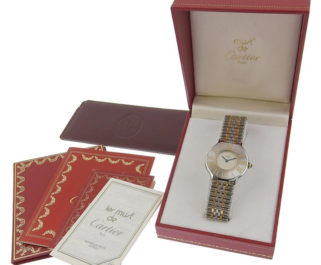 カルティエ 腕時計 マスト21ヴァンティアン クオーツ コンビ
