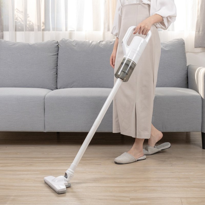 JWAY Handheld Upright Cyclone Vacuum Cleaner JY-SV05 - เครื่องดูดฝุ่น - พลาสติก ขาว