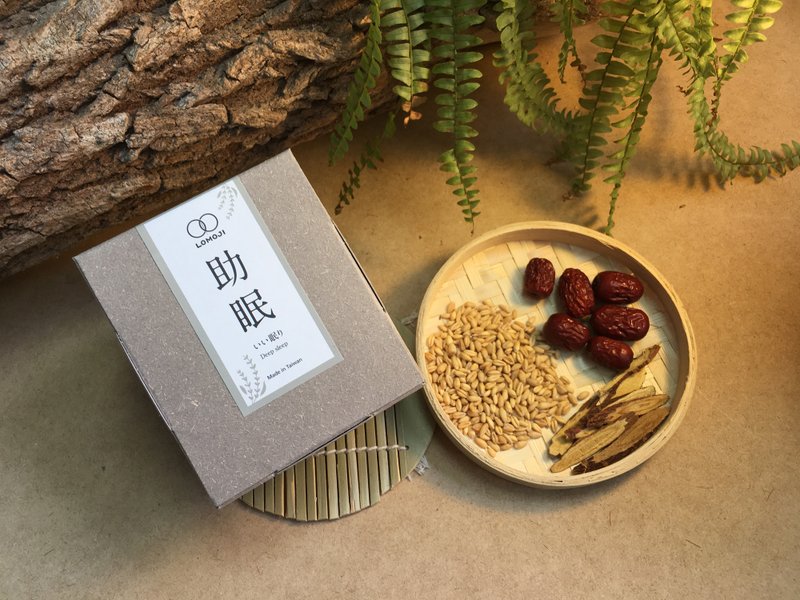 安神助眠【 助眠茶10入 】浮小麥 紅棗 樂木集天然漢方茶 - 茶葉/茶包/水果茶 - 新鮮食材 紅色
