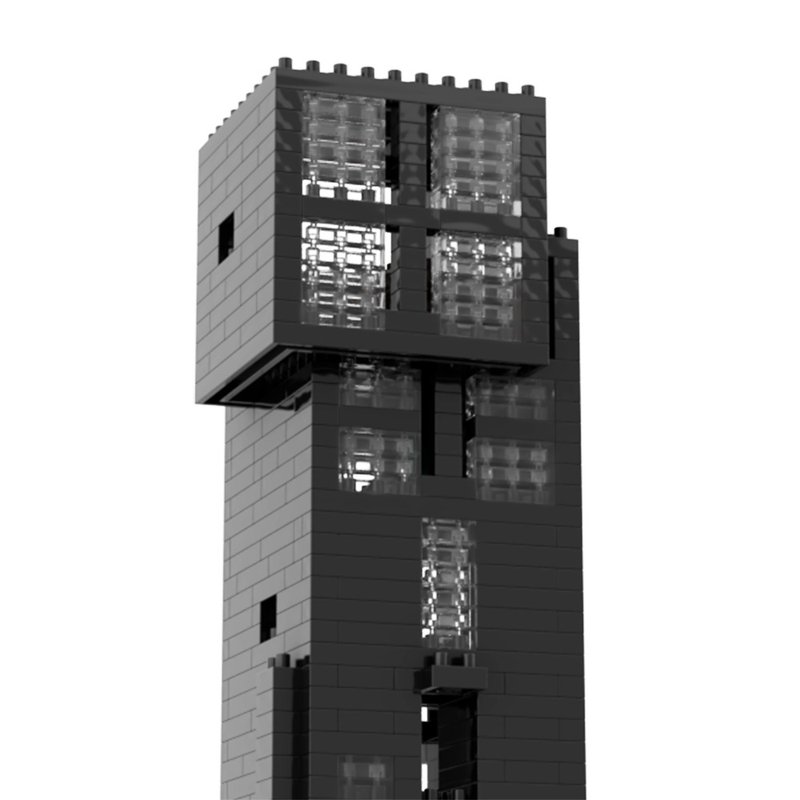 Archbrick 4x4 混凝土住宅微積木 (安藤忠雄) - 擺飾/家飾品 - 塑膠 黑色