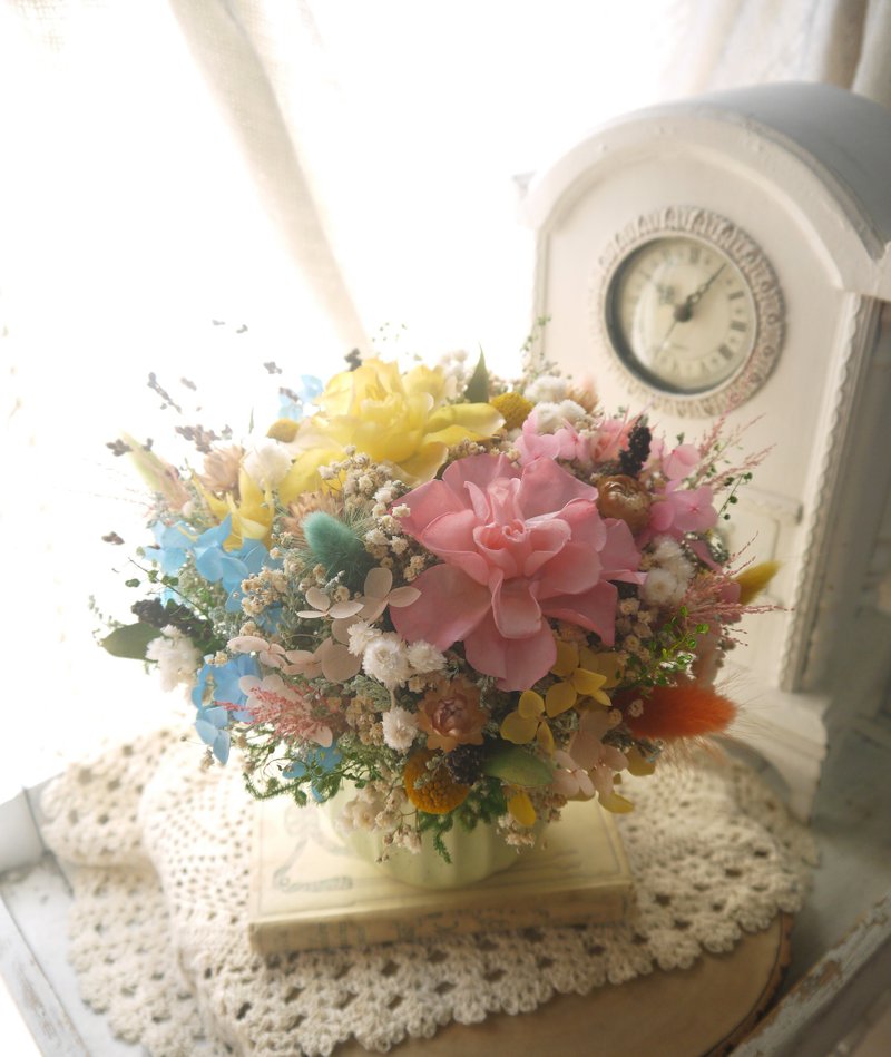 花草春芬.繽紛色系.不凋花.乾燥花.生日.開幕.交換禮物最佳首選. - 乾燥花/永生花 - 植物．花 多色