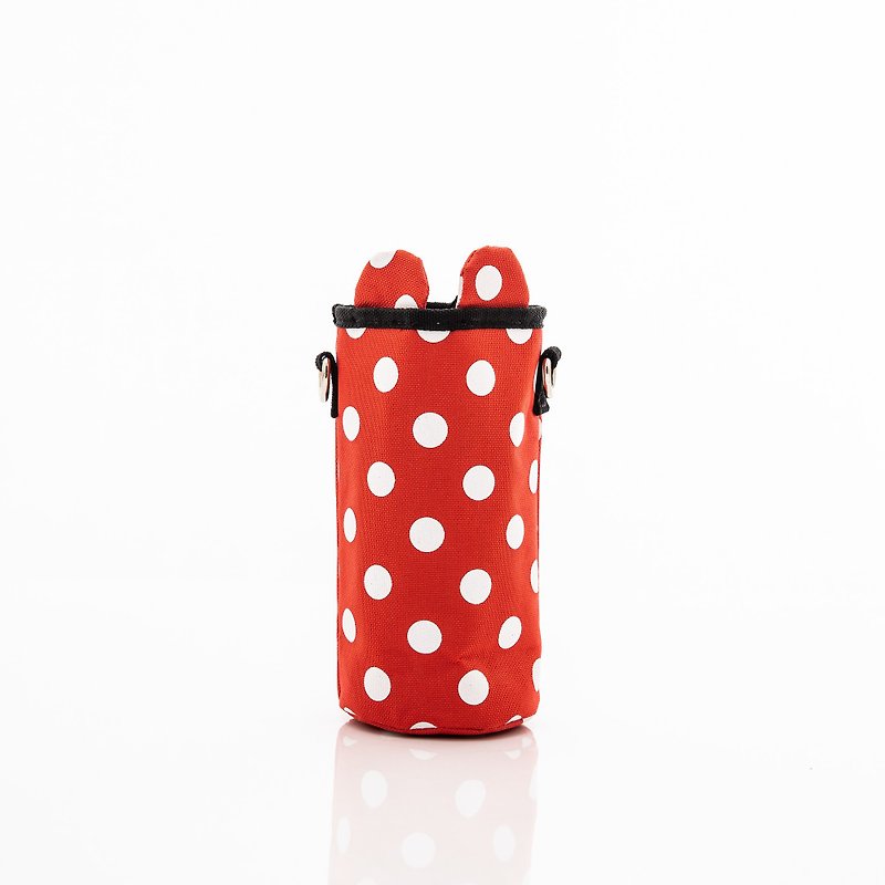 TiDi is red dot water bottle bag - กระติกน้ำ - วัสดุกันนำ้ สีแดง