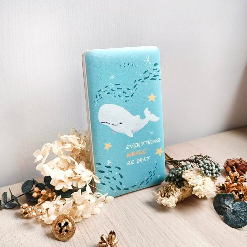 lindafish 10000mAh 雙線行動電源 - 海海白鯨