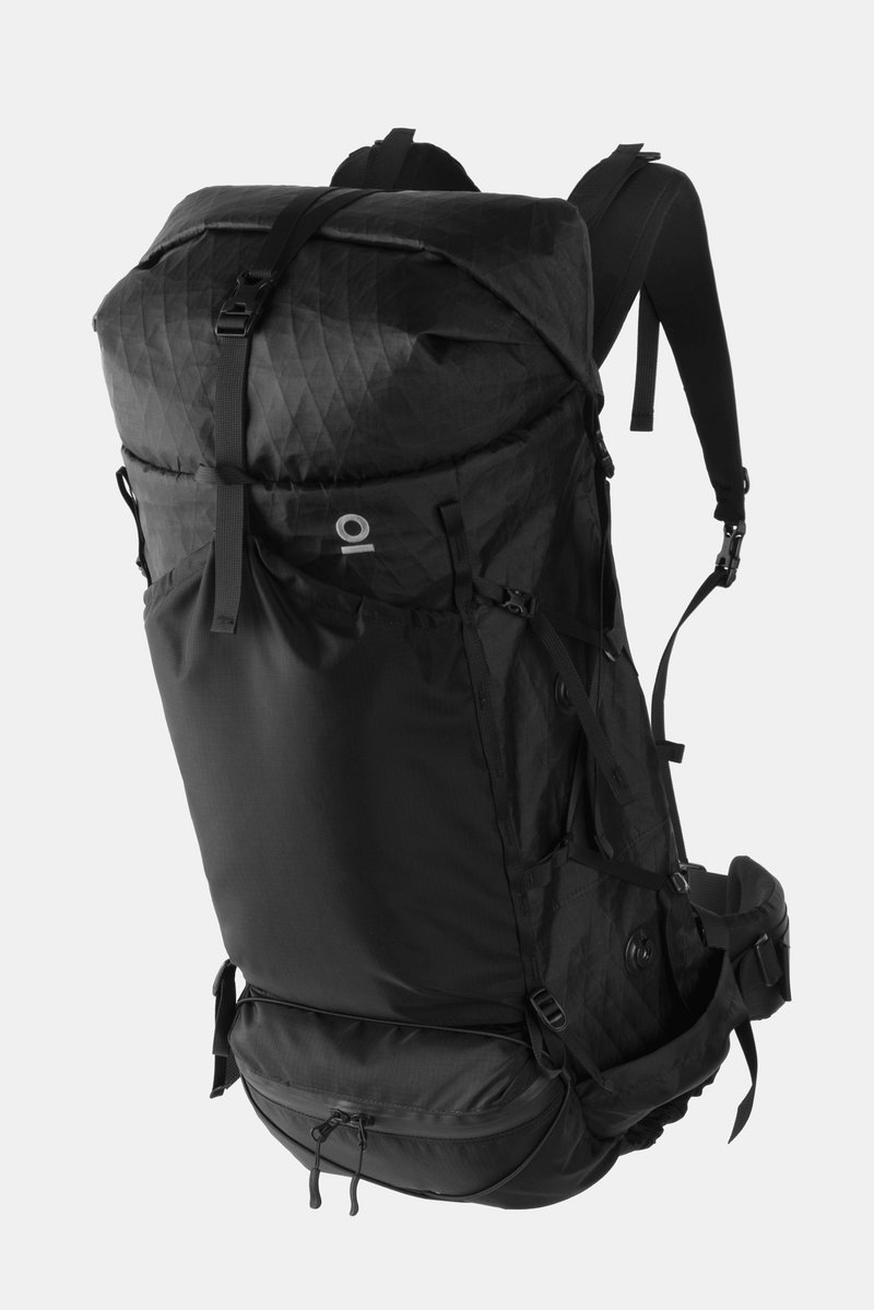 Carrier Pack 50L v2 Black 連 Heavy Duty Strap 背包組合 - กระเป๋าเป้สะพายหลัง - วัสดุกันนำ้ 