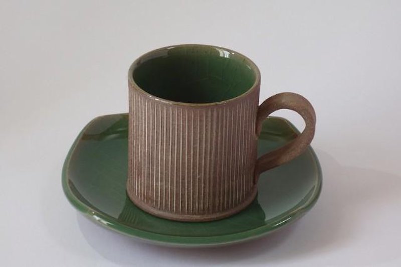 カップ＆ソーサー（セット） - マグカップ - 陶器 