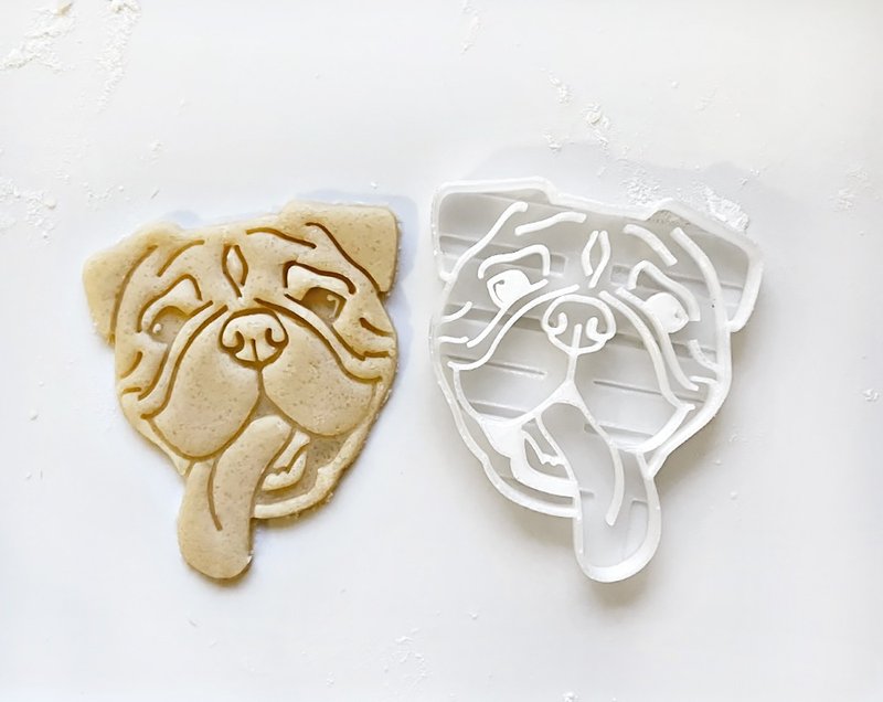 English Bulldog Cookie Cutter - 其他 - 塑膠 