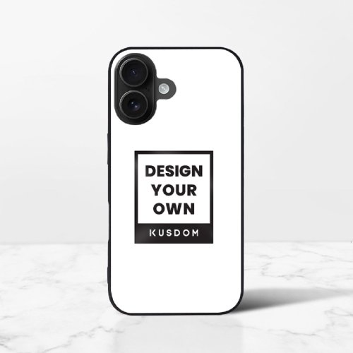 KUSDOM 輕鬆客製 生活百貨 【客製化禮物】iPhone16系列 鋼化玻璃殼│手機殼/3C產品/蘋果