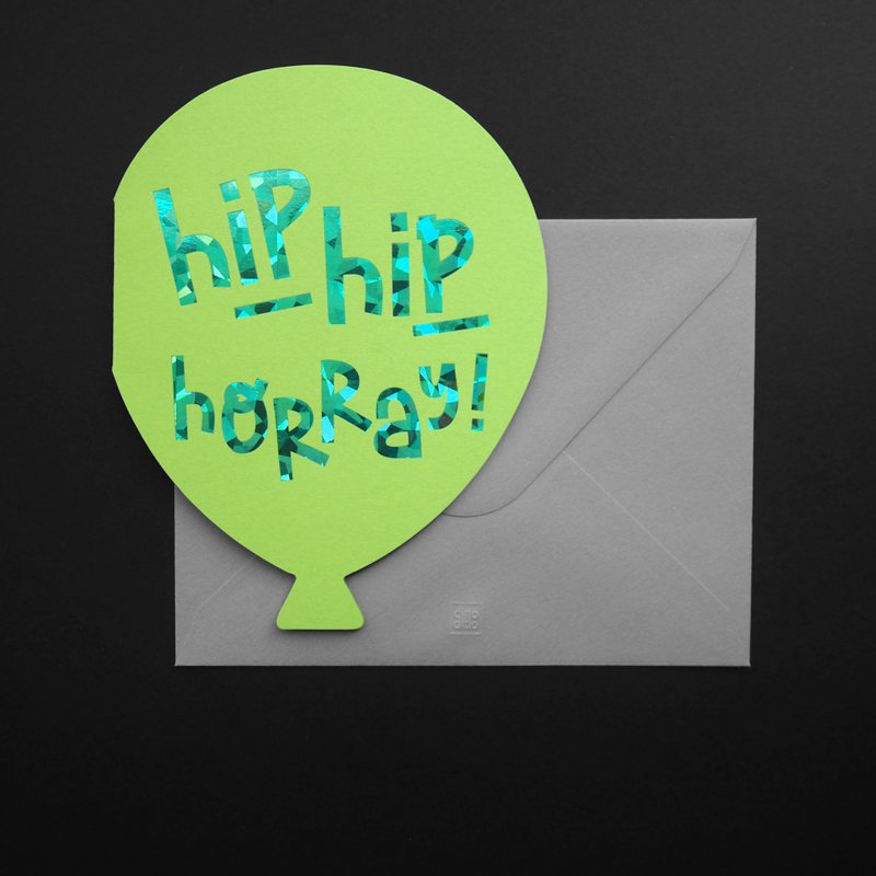 Wordsmith - Hip hip horray! - 卡片/明信片 - 紙 