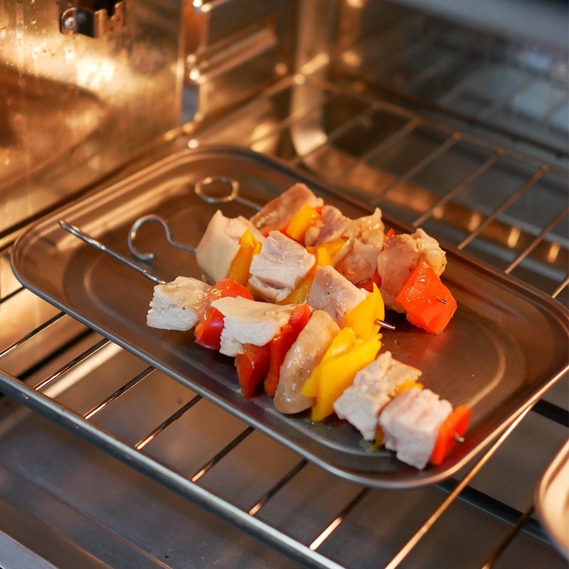 Titanium Plate │ Pure Titanium Small Square Plate (Small Cutting Board / Tray / Plate / Dessert / BBQ / Baking Pan) - ถาดเสิร์ฟ - โลหะ สีเงิน