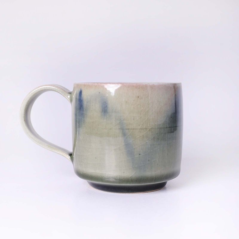 Mingya Kiln l Firewood Yuanshan Celadon Coffee Cup - Mugs - Pottery Green