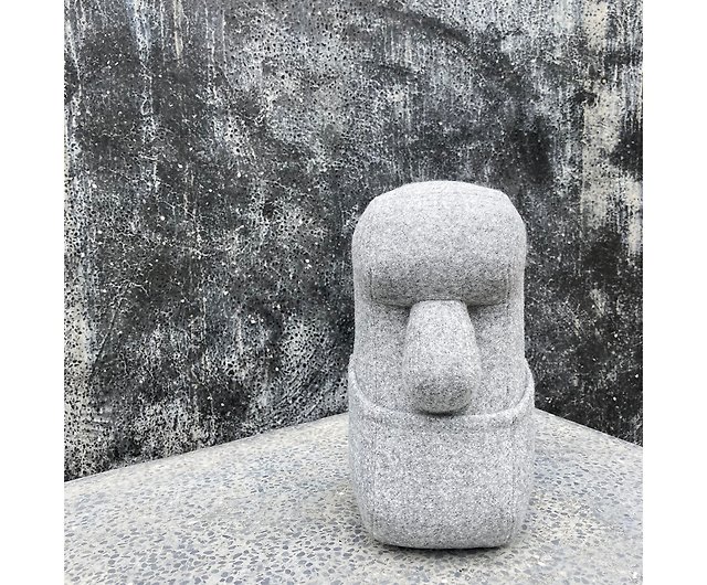 Smiling Moai】Moai stone statue - mini Moai - Shop Boochi Workshop Stuffed  Dolls & Figurines - Pinkoi