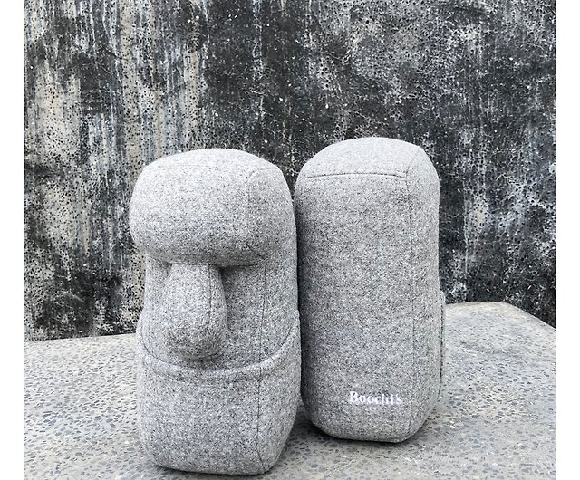 Smiling Moai】Moai stone statue - mini Moai - Shop Boochi Workshop Stuffed  Dolls & Figurines - Pinkoi
