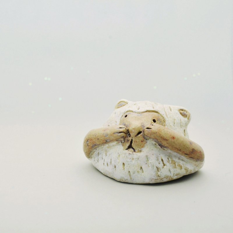 Hong Ni Caiyi Rainbow-neoは、乾燥した小さな生物粘土香ディフューザーを通して見えにくい - 置物 - 陶器 
