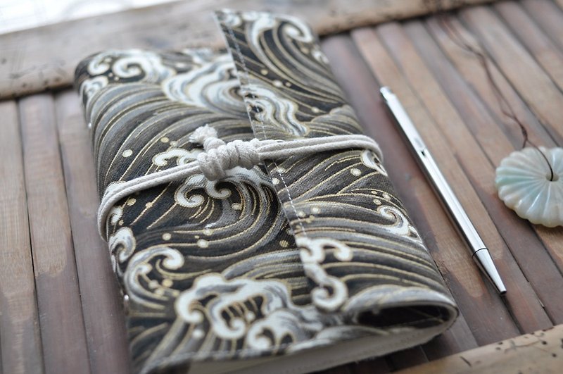 handmade notebook - สมุดบันทึก/สมุดปฏิทิน - ผ้าฝ้าย/ผ้าลินิน 
