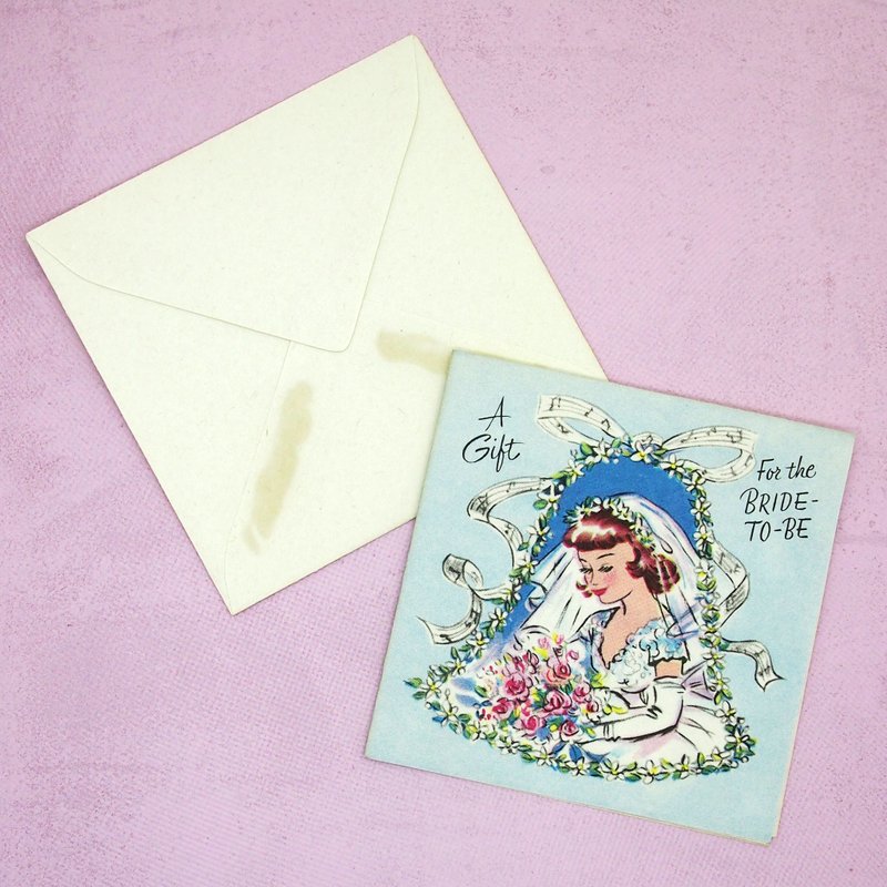 Mini message card - การ์ด/โปสการ์ด - กระดาษ สีน้ำเงิน