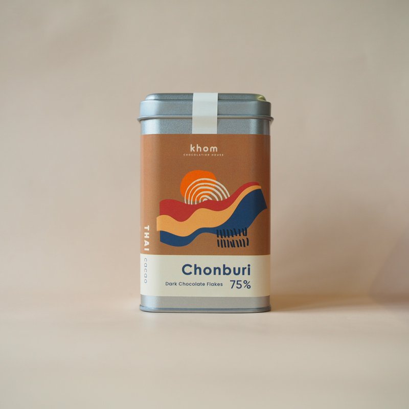 Thai chocolate flakes (can) - CHONBURI ORIGIN - 巧克力 - 新鮮食材 黃色