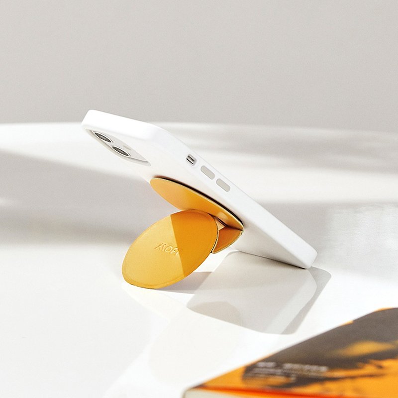 其他材質 手機架/防塵塞 橘色 - MOFT O | 瞬移磁吸支架 強磁款