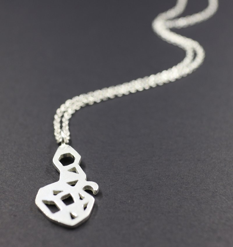 Ho Band's Geometry- Year of Snake - Necklaces - Sterling Silver 