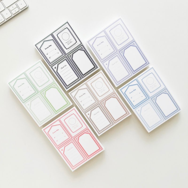 Everyday label scrapbook notepads paper - 便條紙/便利貼 - 紙 