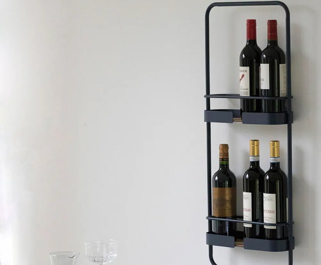 Locking discount wine rack