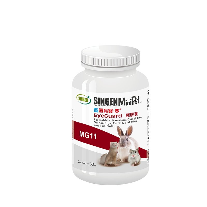 SINGEN 信元發育寶 鼠貂兔用護眼明目亮眼營養配方-60g/罐 - 其他 - 其他材質 紅色