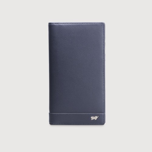 BRAUN BUFFEL 德國小金牛 【免費升級送禮包裝】威爾 15卡長夾-午夜藍/BF529-631-MNB