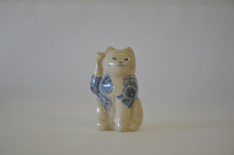 Maneki-neko　Lucky Cat　yakuza - Items for Display - Pottery 