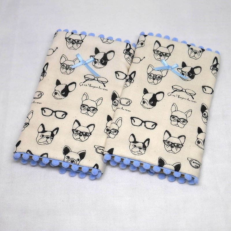 Japanese Handmade 8-layer-gauze droop sucking pads - スタイ - コットン・麻 ホワイト