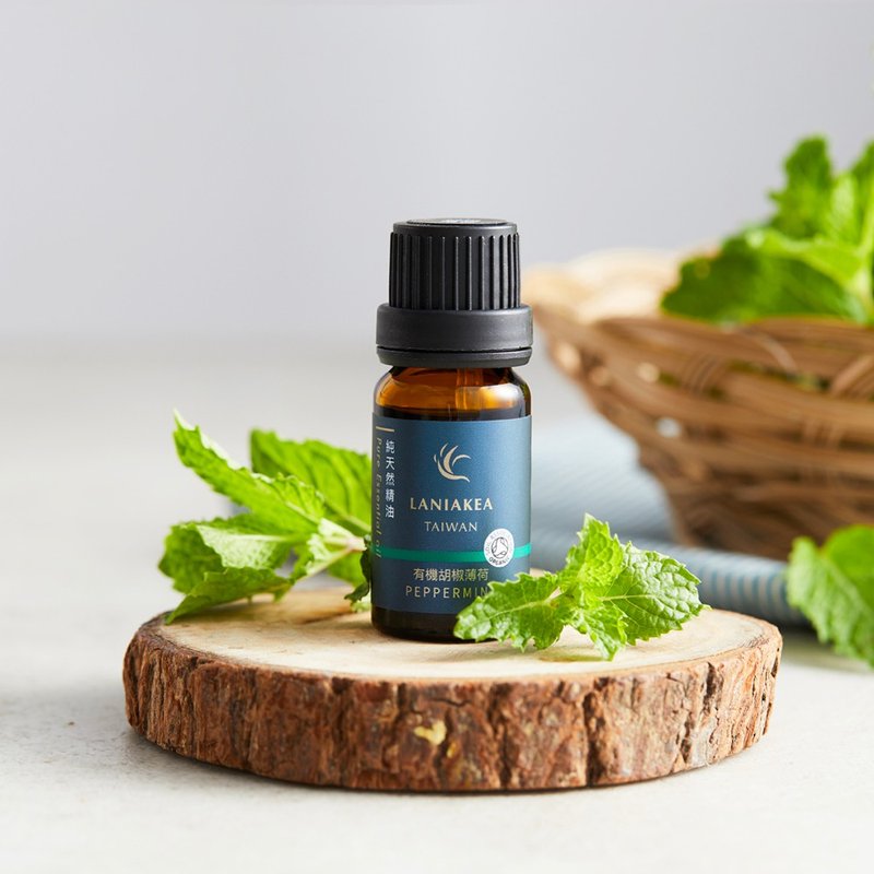 有機胡椒薄荷 10ml -純天然植物精油 | 芳療 | 薰香 | 畢業 - 香氛/精油/擴香 - 玻璃 綠色