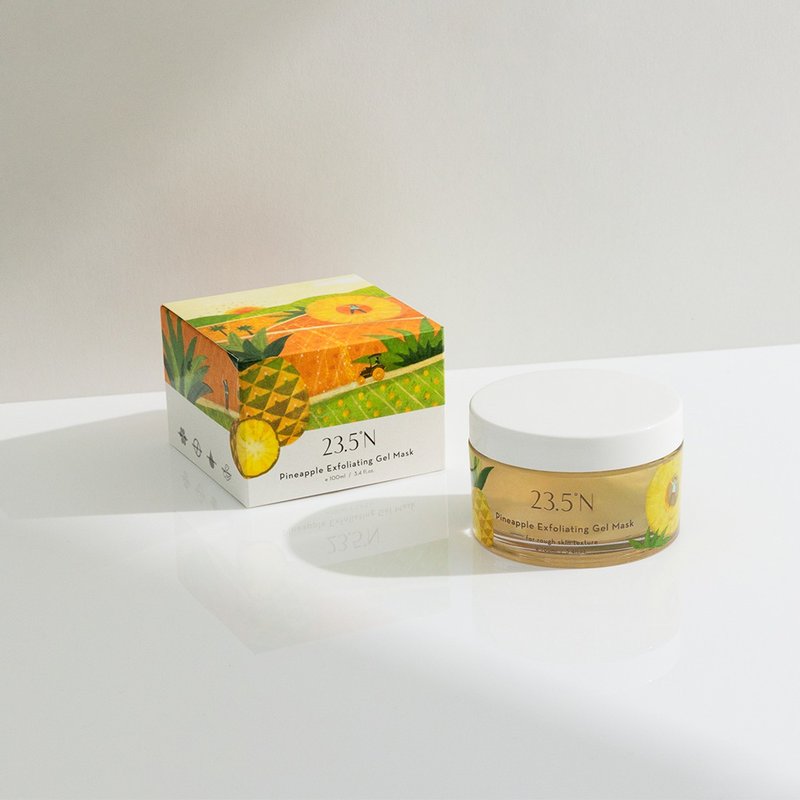 【Lucky and prosperous】Pineapple cuticle purifying jelly mask 100mL (illustration version)│ - Face Masks - Other Materials 