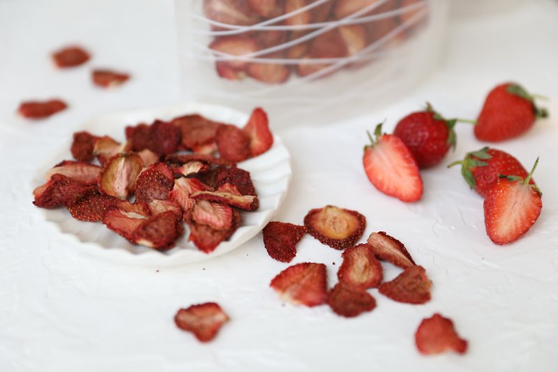 [Strawberry Season] Dried Strawberry Natural No Added Dried Fruit - ผลไม้อบแห้ง - อาหารสด 