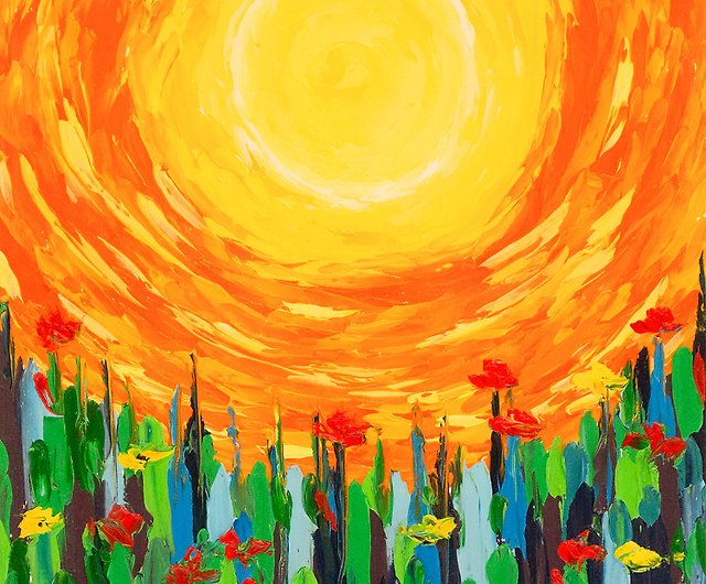 sun painting art