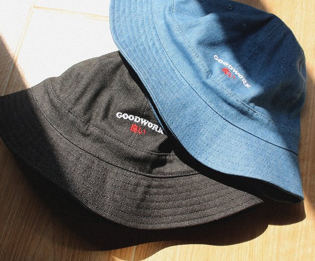 香港ブランド ウォッシュドデニム バケットハット Denim Bucket Hat