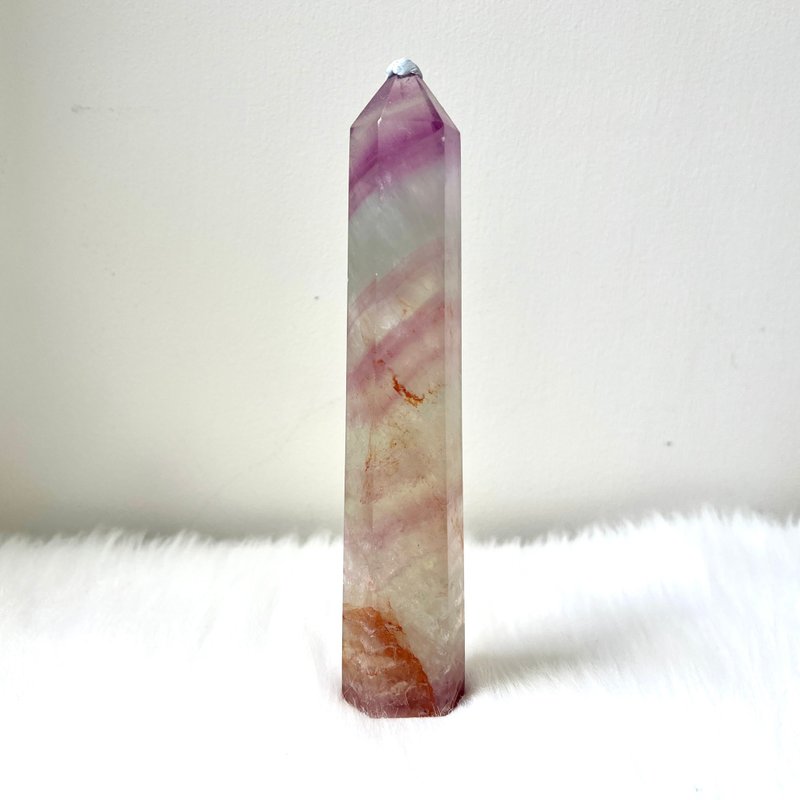 彩螢石柱 | 水晶 | 水晶柱 | 水晶擺件 - 擺飾/家飾品 - 水晶 多色