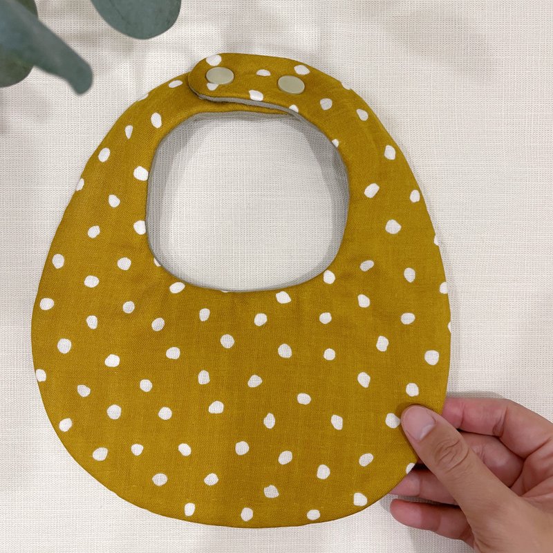 Eight-layer gauze bib, saliva towel, newborn baby, saliva collection, gauze - Bibs - Cotton & Hemp Yellow