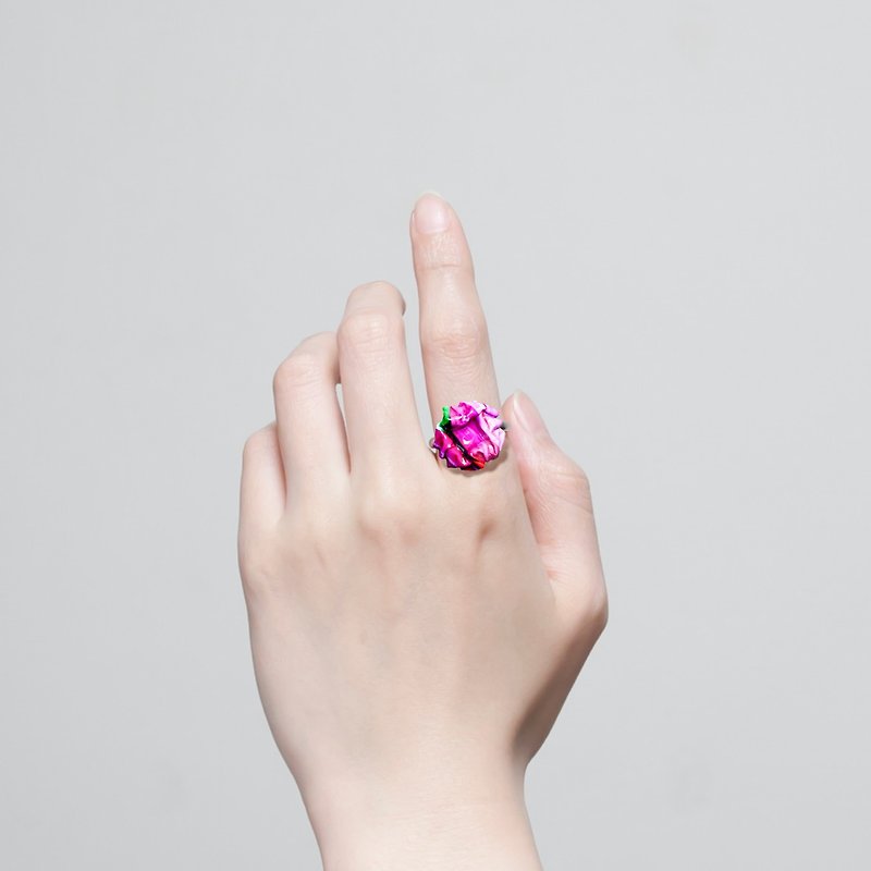 Blossom Ring mini ~One wheel~ (pink) - General Rings - Paper Pink