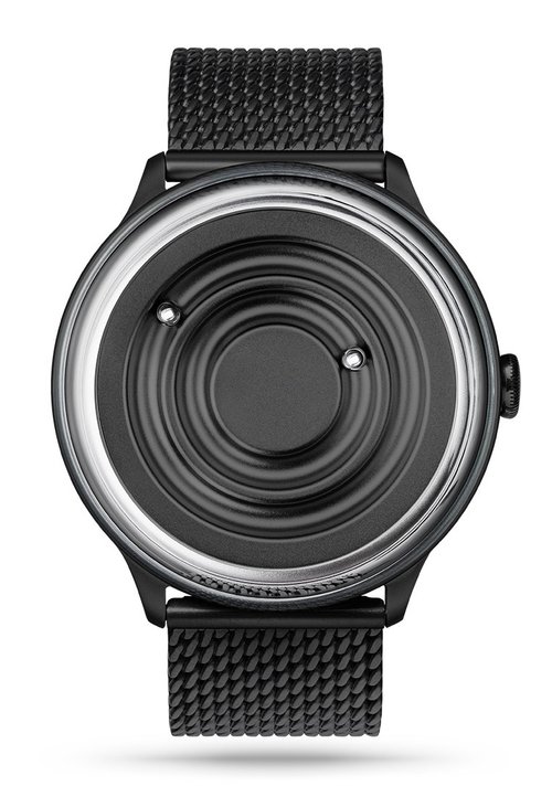ZIIIRO Watches 宇宙天空系列腕錶Jupiter木星系列 - 黑銀/Black Chrome