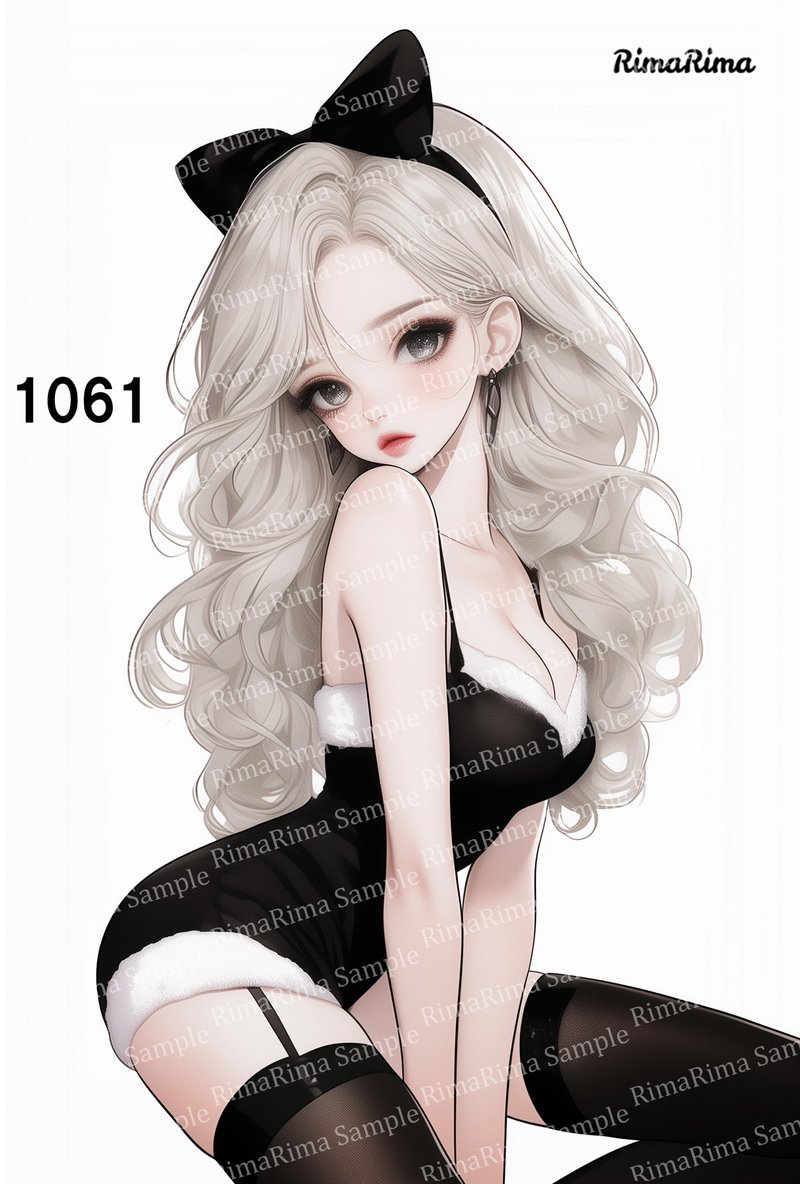 1061  オリジナルステッカー オリジナル人物ステッカー ステッカー シール りまりま  RimaRima - ステッカー・シール - 紙 