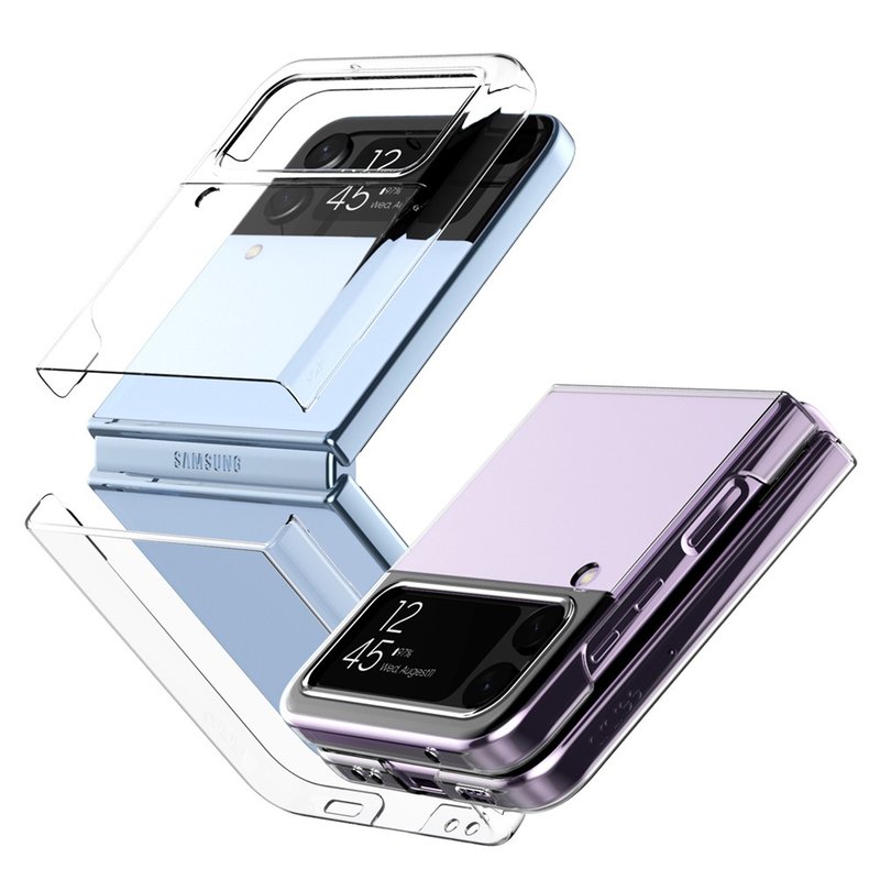 araree Nukin 韓國製全透明機殼 | Galaxy Z Flip 4 - 手機殼/手機套 - 塑膠 透明