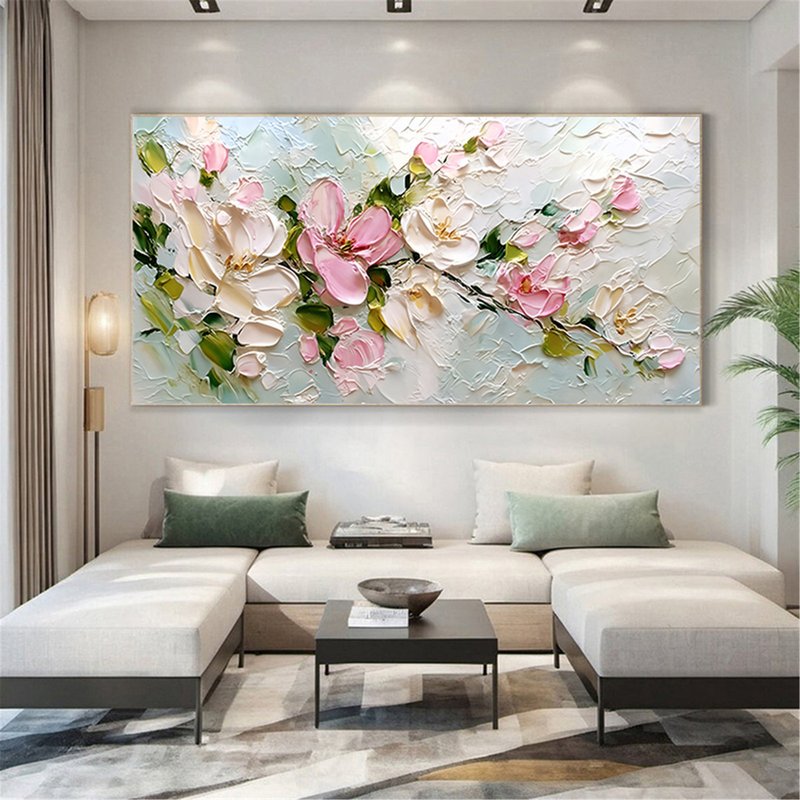 Landscape Painting Abstract Canvas Wall Art Picture for Living Room Decoration - Posters - Linen 